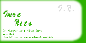 imre nits business card